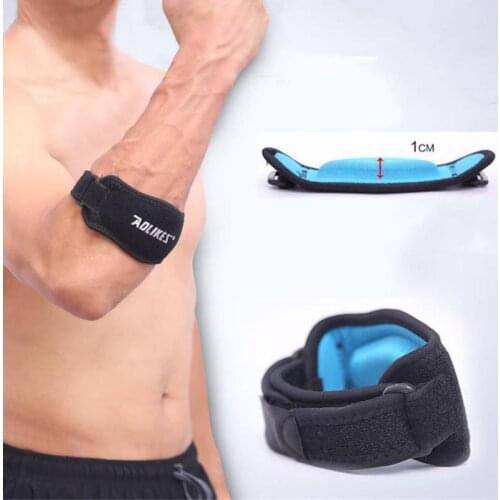Sports Elbow support Fitness Adjustable Elbow Pads Muscle Pressurized Protective Belt Sports Safety elbow guard