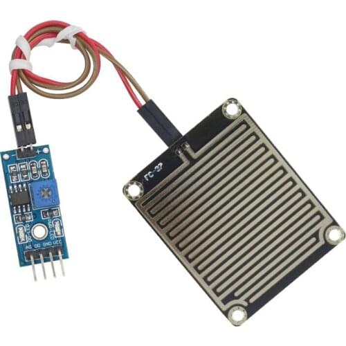 Glyduino 3.3V-5V Raindrops Detection Sensor Module Rain Module Weather Humid Sensor for Arduino