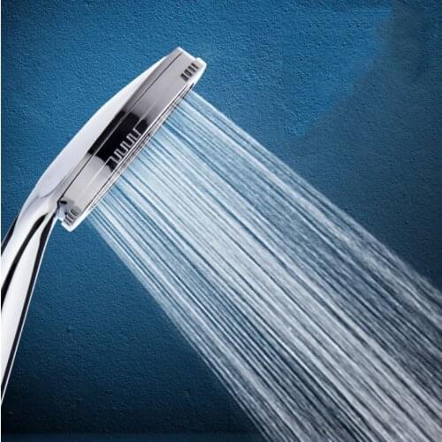 High Pressure Water Saving Rainfall Shower Head Bathroom Accessories ABS Chrome Holder Showerhead Bathroom Accessories