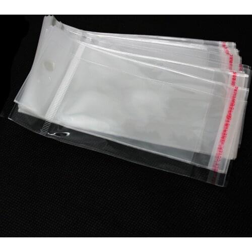 High Quality Multi Sizes 100Pcs/lot Clear Resealable BOPP/Poly Bags Transparent Opp Bag Packing Plastic Bags Self Adhesive Seal