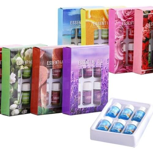 3mlx6 Bottles Water Soluble Essential Oil Used For Humidifier Air Purifier Incense Burner Aromatherapy Lamp Essential Oil