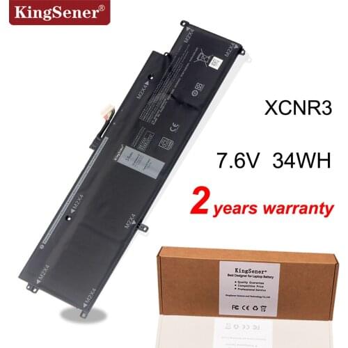 KingSener XCNR3 Laptop Battery for Dell Latitude 13 7370 E7370 Ultrabook P63N WV7CG 0WV7CG 7.6V 34WH Free 2 Years Warranty
