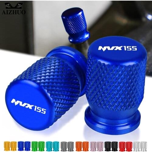 FOR YAMAHA NVX155 AEROX155 AEROX 155 2017-2018 Motorcycle Accessories Tire Valve Air Port Cover Caps CNC Aluminum NVX 155 LOGO