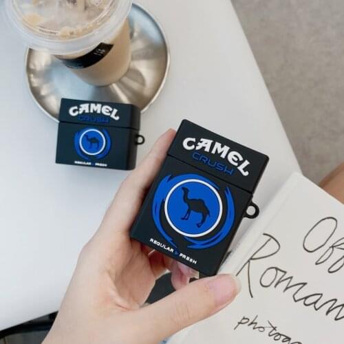 Brand Fashion Cool Popularity Cigarette Headphone Case For Apple Airpods Pro 3 1 2 Silicone Wireless bluetooth headset Cover Box