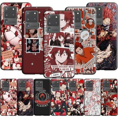 Eijiro Kirishima Hero Academia Case for Samsung Galaxy A5 A6 A9 M31 M31S S21 S21S S30 Plus Ultra M51 A02 A12 A32 A52 A72 F62 M62