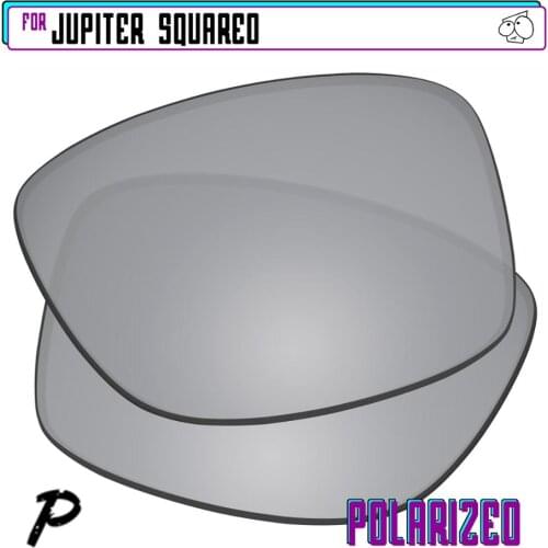 EZReplace Polarized Replacement Lenses for - Oakley Jupiter Squared Sunglasses - Silver P
