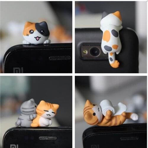 Kpop Kawaii Original Quality Chis Dat Anti Dust Plug For Cell Phone Cute Anime Ear Jack Earphone Cap