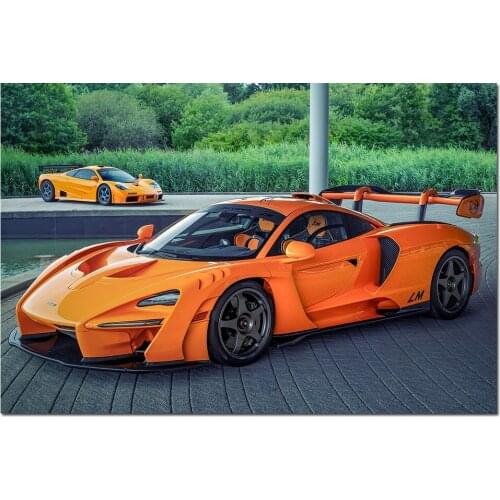 McLaren Senna LM Supercar Wallpaper Wall Art Poster Print Canvas Paintings for Home Room Decor