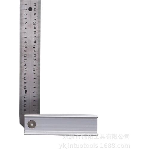 Stainless steel 90 degree multifunctional right angle ruler universal angle woodworking ruler thickening measuring tool