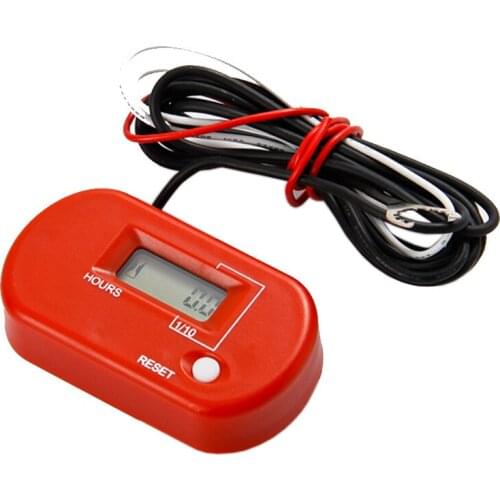 Re-settabale inductive digital Water proof Hour Meter counter for motorcycle boat gas engine ATV Motorcycle RL-HM025