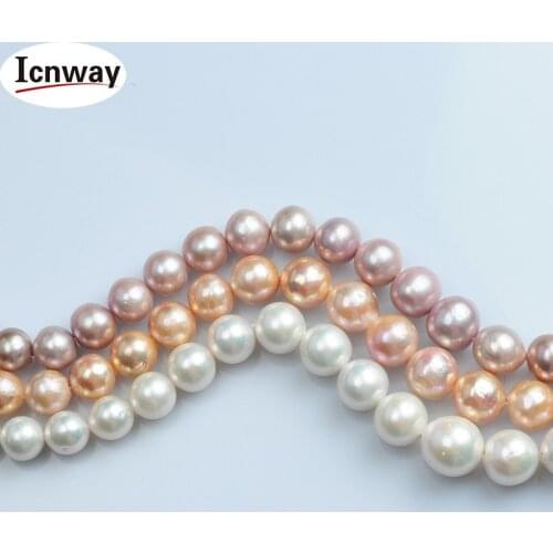Natural AA+ Edison freshwater Pearl 12-15mm For Jewelry Making 15inches DIY necklace bracelet earring FreeShipping Wholesale