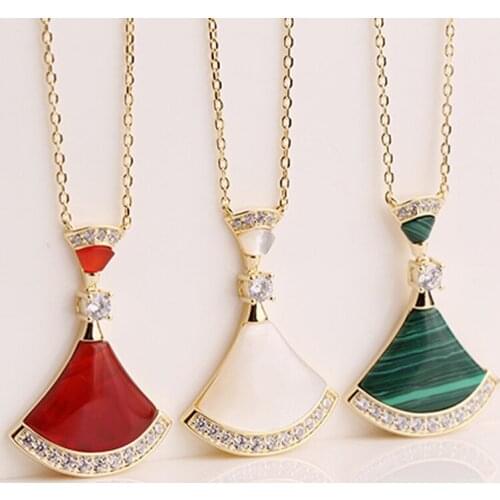 Silver Real 925 Necklaces For Women Animal 2021 Trend Chain Vintage Jewelry Zircon Pendants Goth Undefined Luxury Skirt Fashion