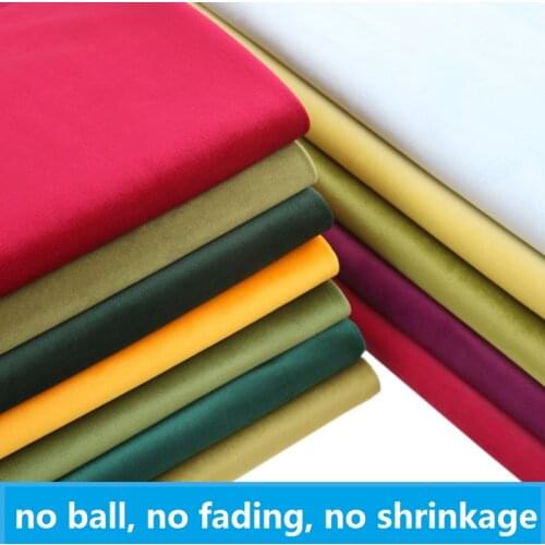 50cmx146cm Dutch Velvet Cloth Velvet Fabric Stage Background Wedding Sofa Tablecloth Pillow Curtain DIY Apparel Sewing Fabric