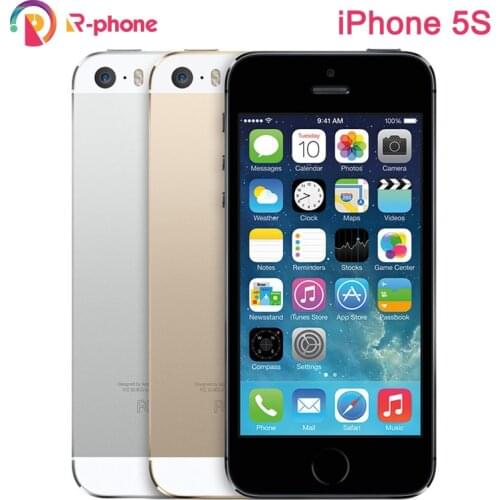 Unlocked Original iPhone 5S Used 99% New Mobile Phone Dual Core 4" IPS 8MP WIFI GPS 3G iPhone5s Cellphones