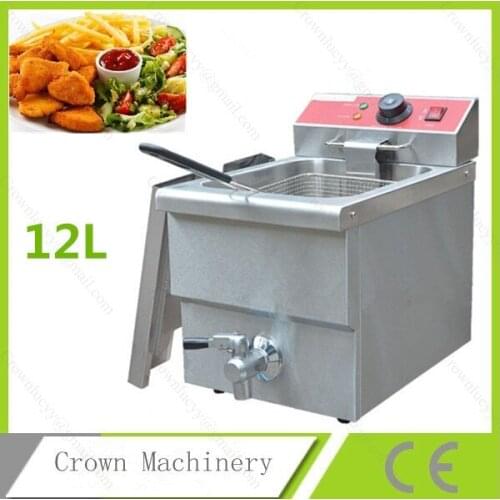Luxury type Commercial 12L 220V fryer; Electric Fried Chicken French Fries Tornado Potato Deep Fryer with CE approved