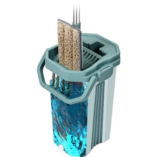 Self-Cleaning Mop with Buckets Spin for Washing Floors Squeeze Home Help Lightning Offers Auto Kitchen Flat Magic Sliding Type