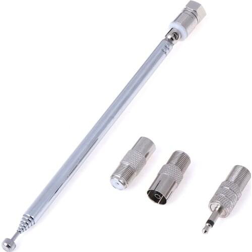 F Type Telescopic Aerial Antenna Radio DAB FM 75 ohm Unbal F Connection Fit for Tivoli Audio Receiver
