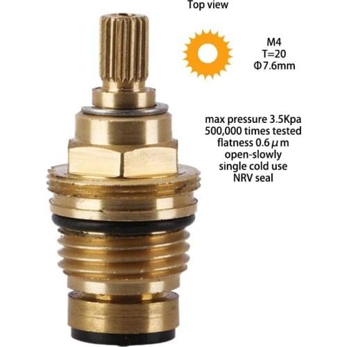 2130m All-copper body slow-opening spool Single cold copper head spool Faucet repair parts wholesale