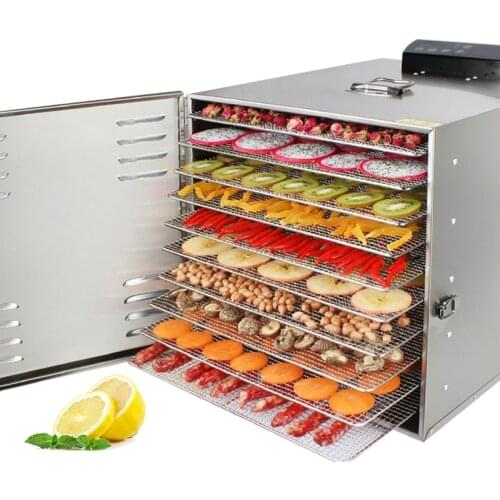Household 10 Layers 1000W Food Dehydrator Snacks Fruit Dehydration Air Dryer Vegetables Dried Fruit Meat Drying Machine