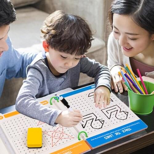 Childrens Erasable Paint Toys Geometric Picture Maze Drawing Toy Concentration Early Education Educational Toys Puzzle Gift