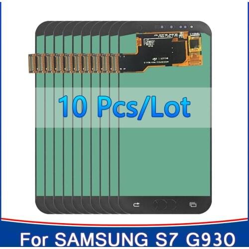 10 piece/lot ORIGINAL 5.1'' LCD Replacement for SAMSUNG Galaxy S7 Display G930 G930F LCD Touch Screen Digitizer Assembly
