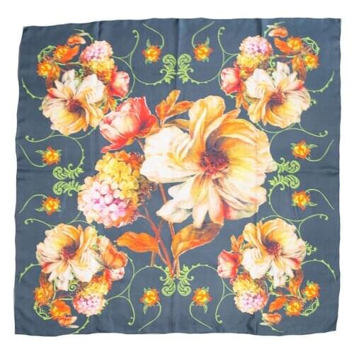 ELEGANT HANDMADE BRAND 100%Twill Silk Scarf TWIC-209685A