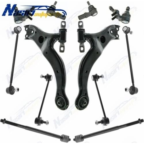 Front Control Arm Ball Joint Tie Rod Sway Bar End Link Suspension Kit for Toyota Avalon Solara 1998 1999 2000 2001 2002 2003