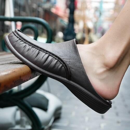 Мужские кожаные сандали Korienkova China At AliExpress