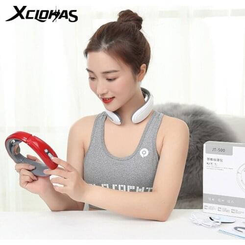 XC LOHAS Neck Massager Electric Neck Shoulder Massage Pain Relief Tool Health Care Relaxation Cervical Vertebra Physiotherapy