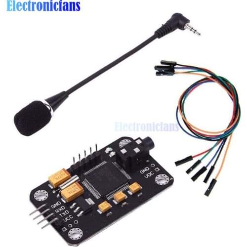 Voice Recognition Module With Microphone Dupont Jumper Wire Speech Recognition Voice Control Board For Arduino Compatible