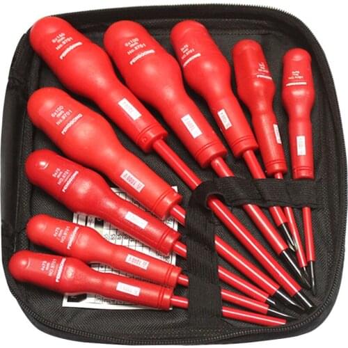 Insulated Magnetic Screwdriver Set,Home Repair Tool,Screwdriver Bit Set Insulated Screw Handle Multi-function Hand Tool Kit