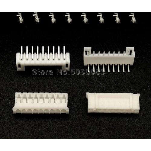 30sets-330pcs PH2.0 Right Angle 9p PH-9AW 2.0mm pitch Terminal Kit/Housing/Pin Header 90° bending needle JST Wire Connectors