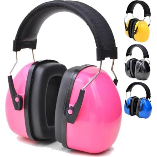 Kids/Adults Anti-Noise Head Earmuffs Adjustable Headband Ear Protector For Work Study Shooting Woodwork Hearing Protection