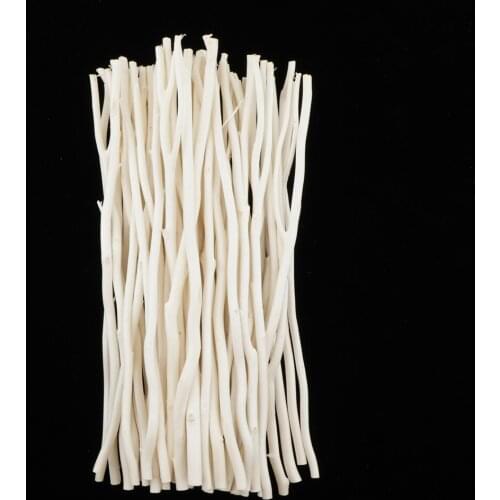 50x Unfinished Wood Sticks Branches For DIY Home Wedding Decoration Crafts