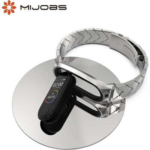 For Mi Band 6 Strap for Mi Band 5 4 Bracelet Wristband for Xiaomi Miband 3 Mi Band 4 Metal Wrist Belt Correa NFC Global Version
