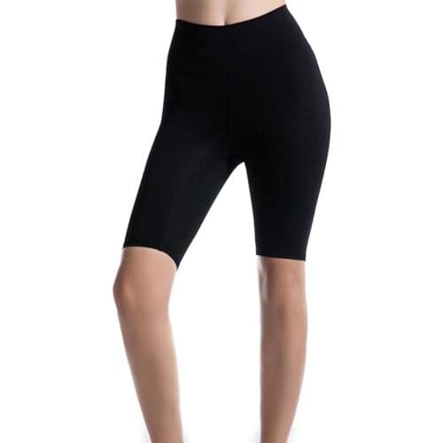 Womens Tummy Control Fitness Workout Running Bike Shorts Yoga Shorts Seamless Fitting Hip Lifting abdomen shaping