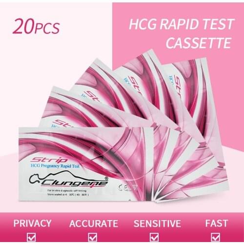 20PCS Pregnancy Urine Rapid Test Strip Household Rapid Test Ovulation LH Test Strip Kit