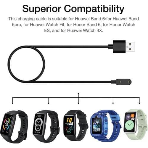 High Quality Universal Watch Charger Portable 2 Pin Charging Cable for Huawei Watch Fit Smart Watch Power Supply