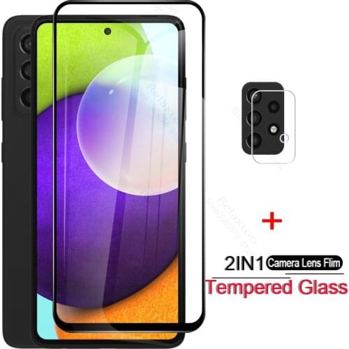 6.5" Full Cover Camera Protective Glass For Samsung Galaxy A52 Screen Tempered Glasses samsun a52 a 52 Protector Phone Films
