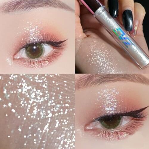 Liquid Glitter Eyeshadow Long Lasting Shining Shimmer Makeup Tool for Party Festival Makeup MH88