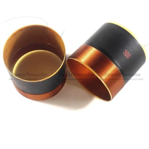 2pcs(1pair) 50.8mm glassfiber Bass voice coil Pure copper Round wire 8 ohm