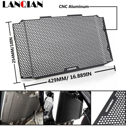 Original For Honda CB1000R Motorcycle Aluminum Radiator Grille Guard Cover Protector CB 1000R CB 1000 R 2018 2019 2020 Parts