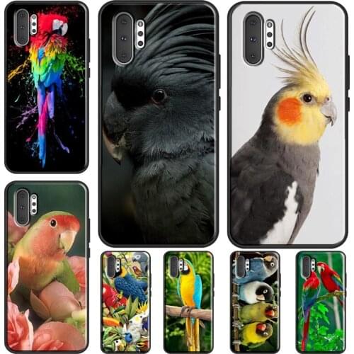 Animal Macaw Parrot Colourful Case For Samsung Galaxy S21 Ultra Note 20 Note 10 Plus S8 S9 S10 Plus S10e S20 FE Cover