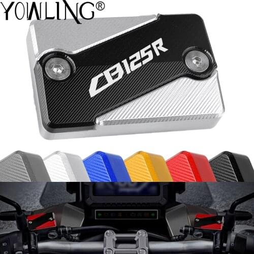 For HONDA CB125R CB125 CB 125 R 2018-2019 Motorcycle Accessories CNC Aluminum DIRT BIKE Front Brake Fluid Reservoir Caps Covers