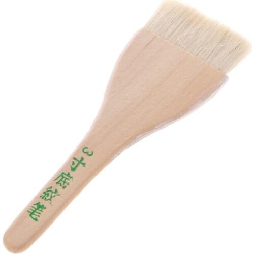 Goat Hair Handle Art Supplies Watercolor Acrylic Wood Oil Paint Brush Six Sizes