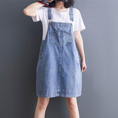 Korea Style Street Fashion Sleeveless Girls Strap Dinem Dress 2021 New Arrival Pockets Cotton Whiten Women Travel Casual Dress