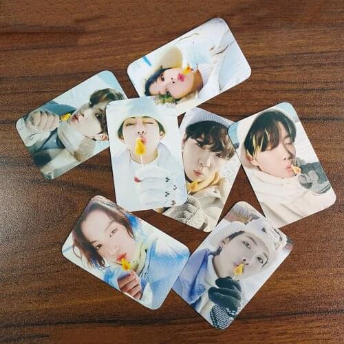 KPOP Bangtan Boys Double Sided Cards 2021 Winter Package New Album LOMO Card Photocard Paper Cards JUNGKOOK JIMIN J-HOPE SUGA