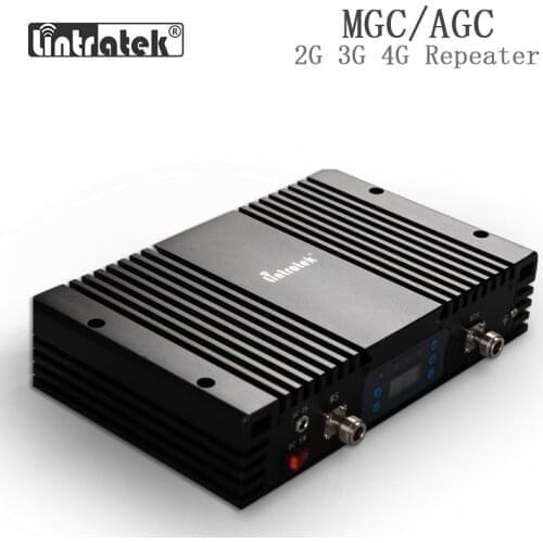MGC Cellular Signal Repeater 75dB Gain 700~900 2100 1800 ~2600Mhz Mobile Phone Booster Power Amplifier with no interference