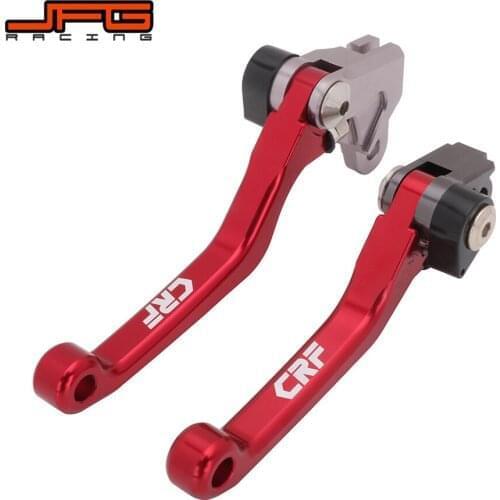 Motorcycle CNC Aluminum Brake Clutch Levers With "CRF" Logo For HONDA CRF250R CRF450R 2004-2006 CRF250X CRF450X 2004-2017
