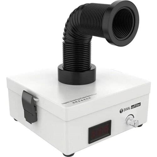 2UUL Fume Extractor Desktop Soldering Smoke Purifier 3 Layer Filter Dust Purification System for Phone Repair Welding Absorbing